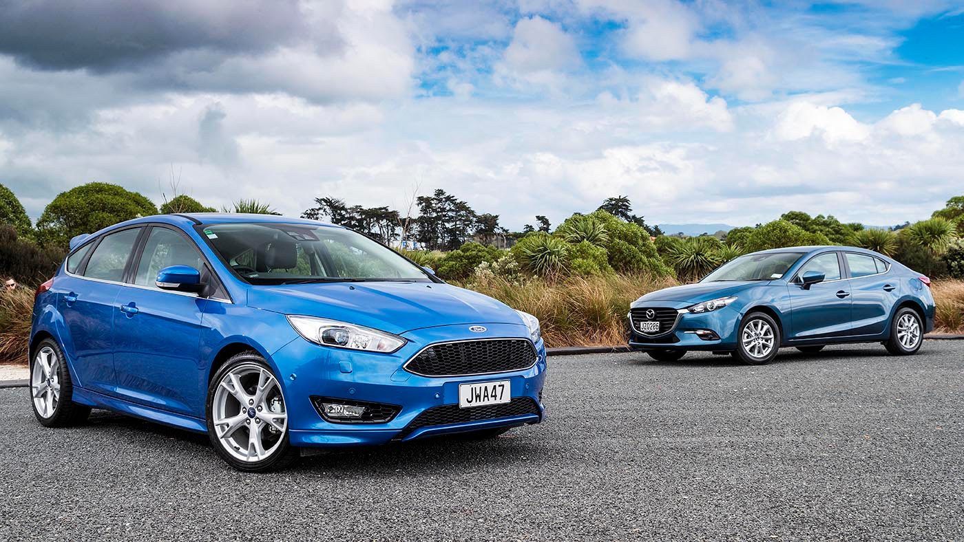 2016 Mazda3 GSX Vs Ford Focus Trend Comparison - NZ Autocar