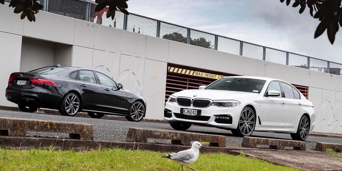 2017 BMW 540i vs Jaguar XF S comparison - NZ Autocar