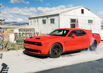 2020 Dodge Challenger SRT Super Stock: The newest Dodge drag racing machine with 807 horsepower is the world’s quickest and most powerful muscle car.