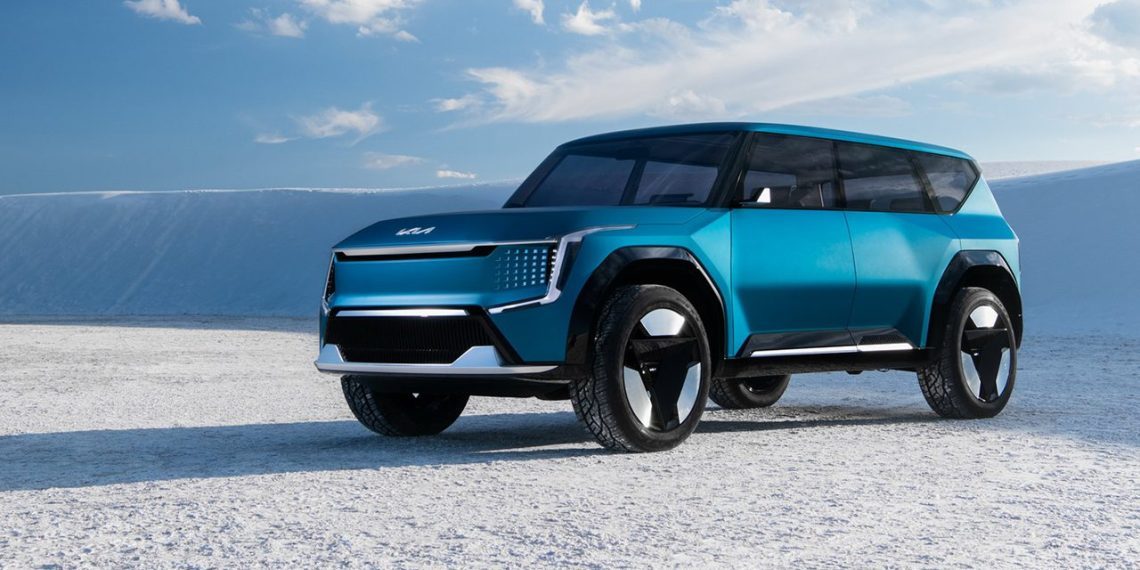 Boxy Kia EV9 Concept breaks cover, is destined for production - NZ Autocar