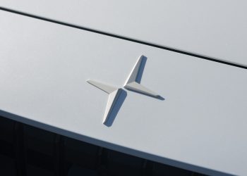 Polestar logo close up