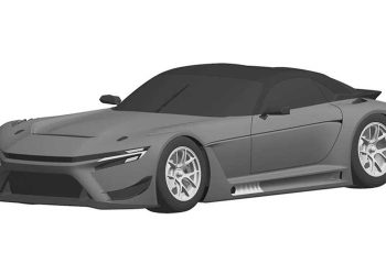 Toyota GR GT3 design patent front three quarters