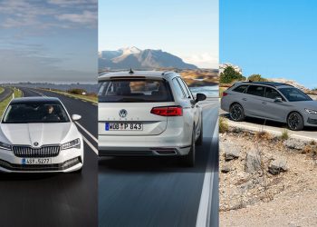 Skoda Superb, VW Passat, SEAT Leon collage