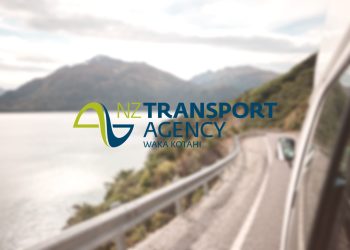 NZTA logo over New Zealand road