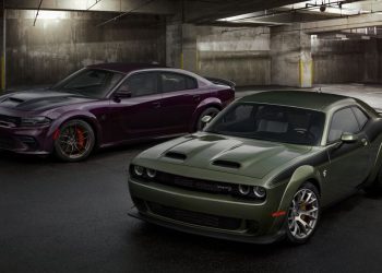 Dodge Charger and Challenger front three quarter view