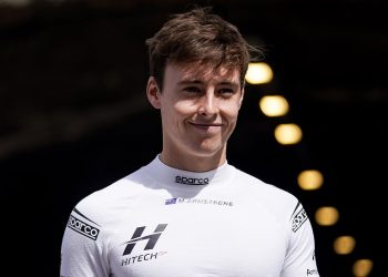 Marcus Armstrong at Monaco Formula 2 race