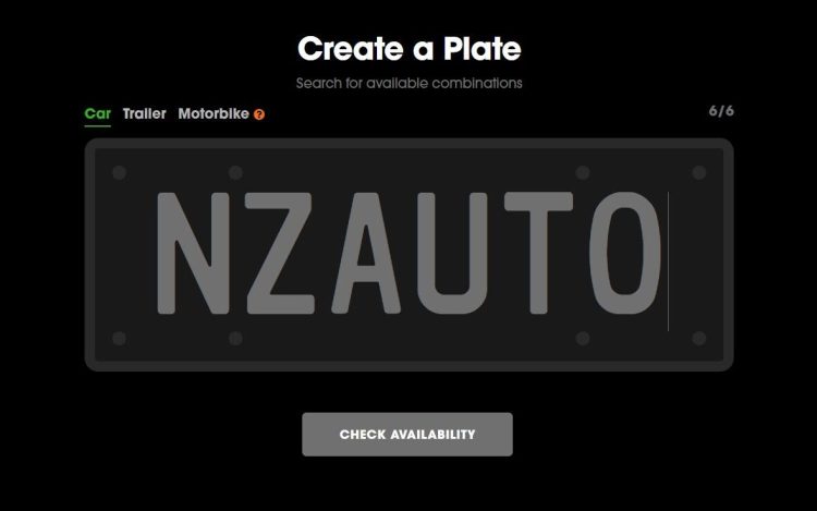 Latest Nz Number Plates