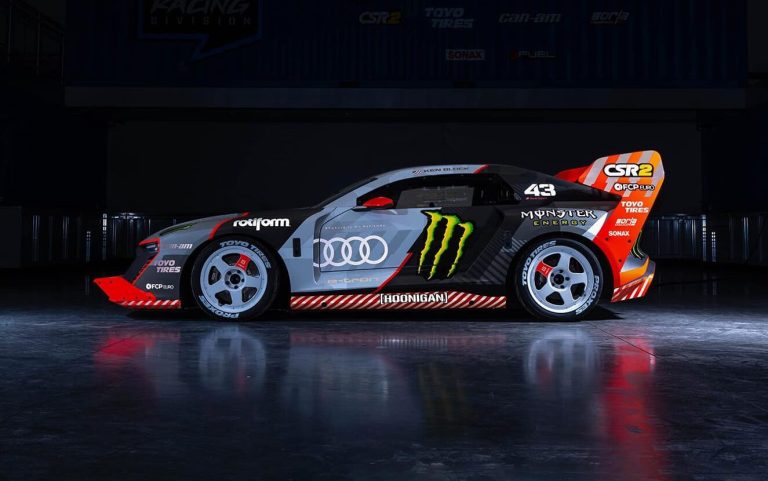 Ken Block reveals Audi S1 Hoonitron throwback-livery - NZ Autocar