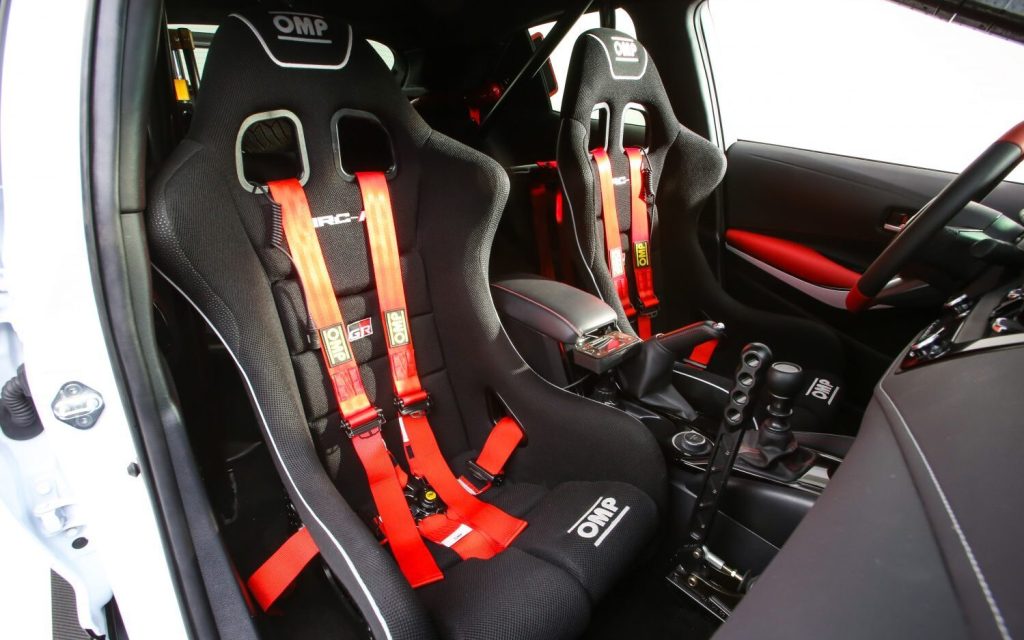 Toyota GR Corolla Rally Concept interior view