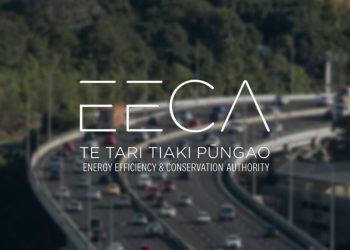 EECA logo over motorway background