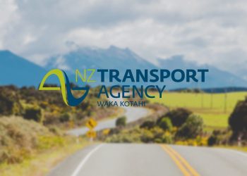 Waka Kotahi logo over road