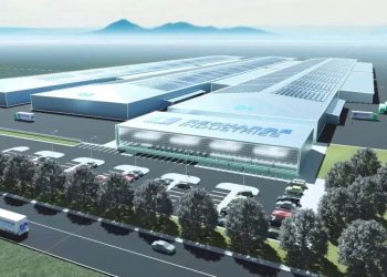 Recharge Industries Australian battery manufacturing facility rendering