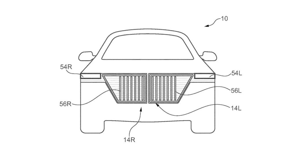 BMW headlight grille design patent