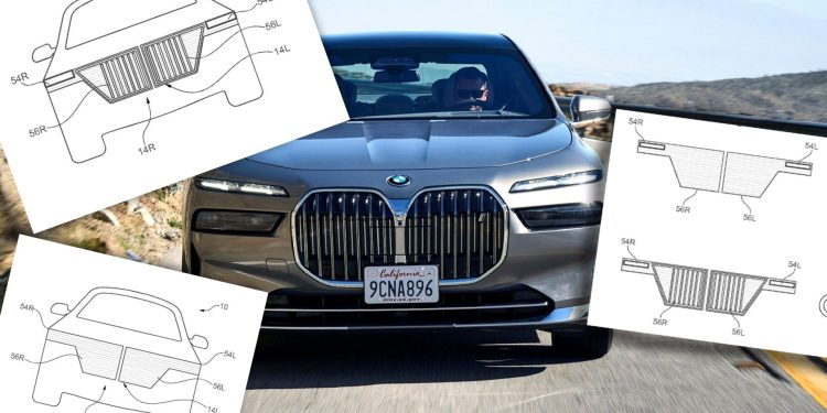 BMW grille design patent