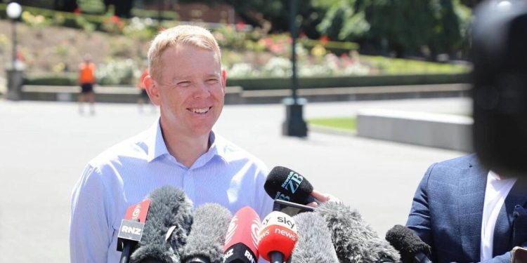 New Zealand prime minister Chris Hipkins