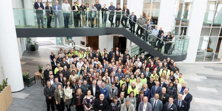 Toyota New Zealand employees at head office