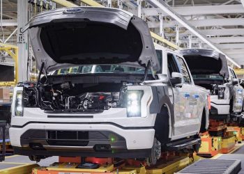 Ford F-150 Lightning production line