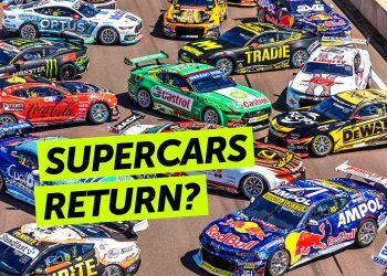 Supercars grid at Darwin 2023