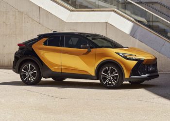 Toyota C-HR front three quarter view