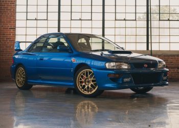 1997 Subaru Impreza 22B STI Prototype front three quarter view