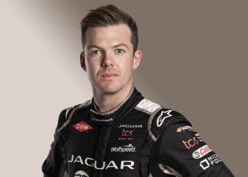 Nick Cassidy in Jaguar TCS Racing suit