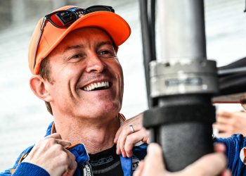 Scott Dixon smiling