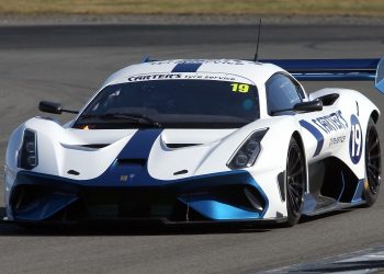 Brabham BT62 on race track