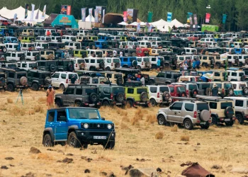 Hundreds of Suzuki Jimnys at Jimny Gathering 2023