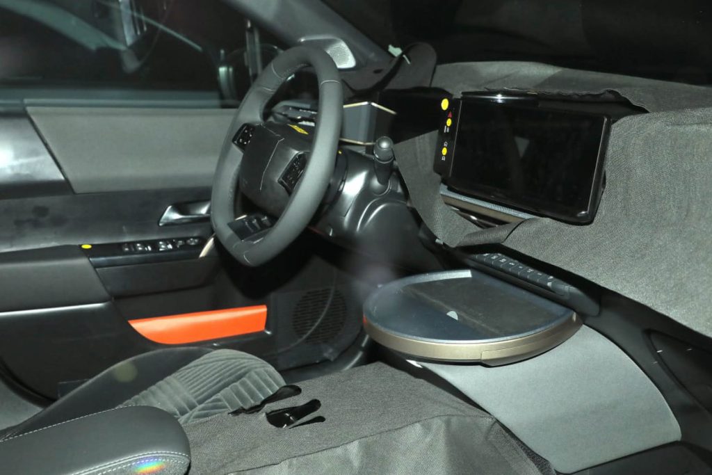 2024 Lancia Ypsilon interior spy shot