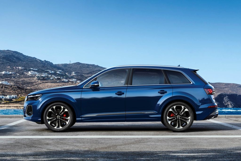 2025 Audi Q7 facelift side profile