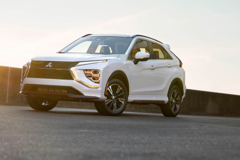 Mitsubishi Eclipse Cross front three quarter view