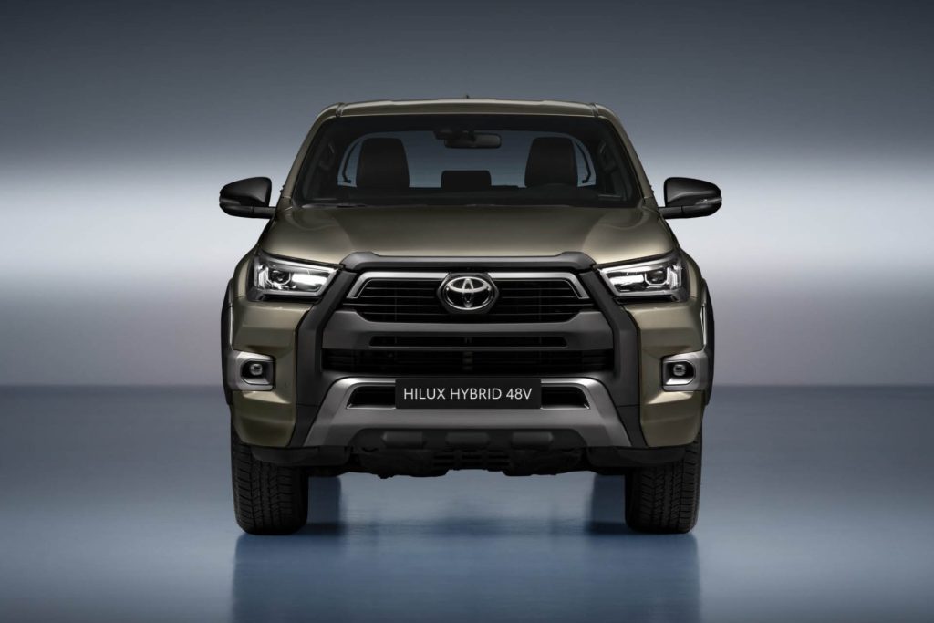 Toyota Hilux mild-hybrid front view