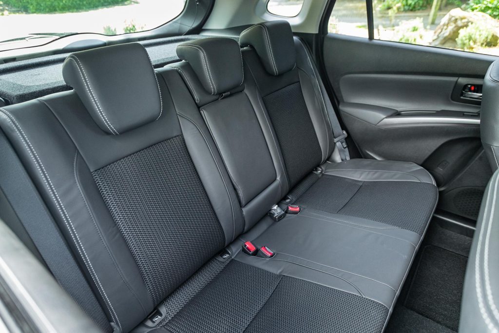 Back seat space in the Suzuki S-Cross Hybrid JLX