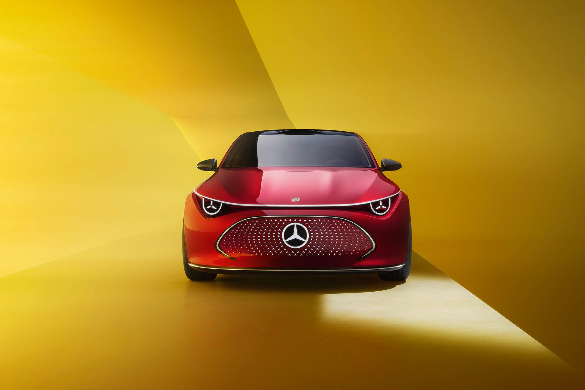 Mercedes-Benz CLA concept full frontal.