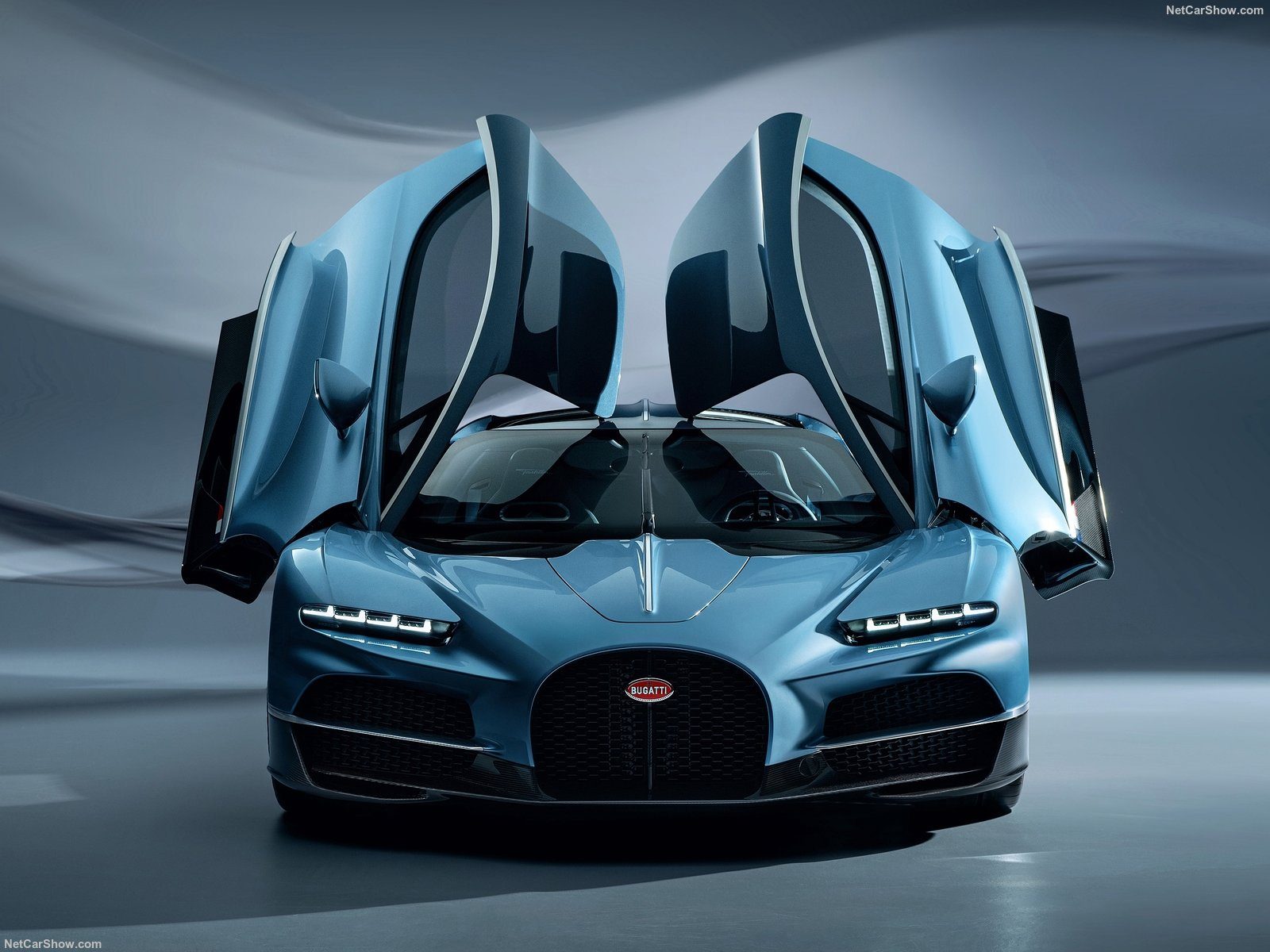 Wingy thingy. Dihedral doors for new Bugatti hypercar, natch.