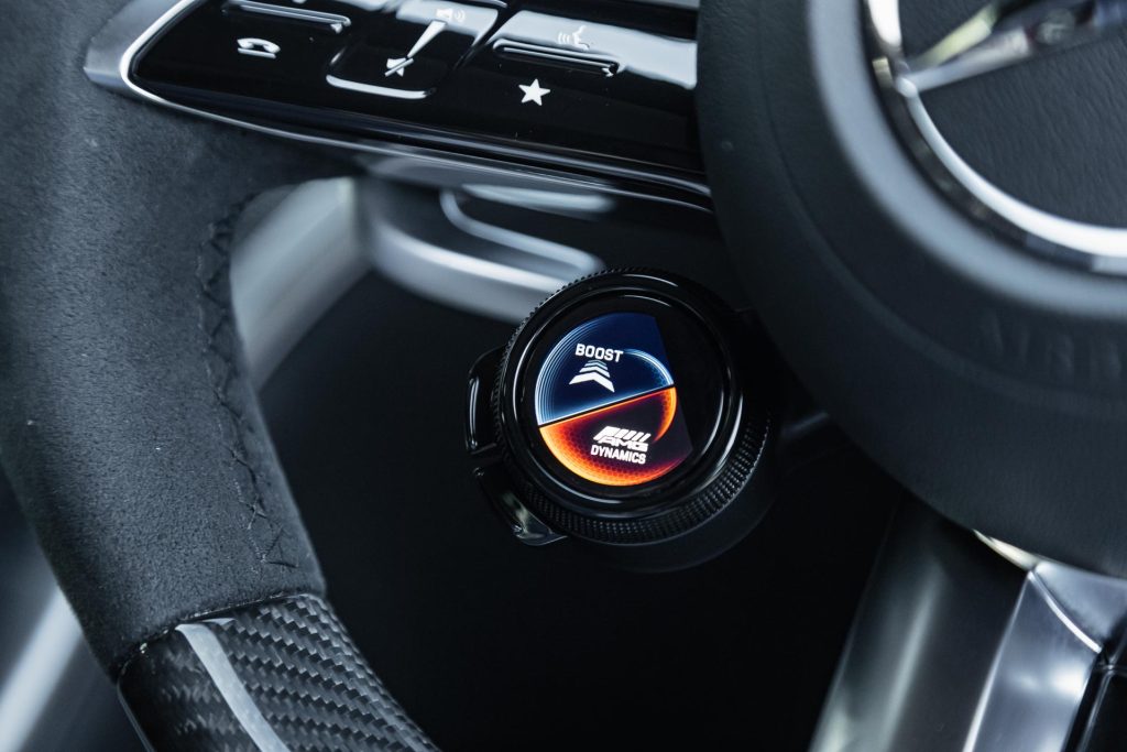 2024 Mercedes-AMG C 63 S drive mode selector toggle