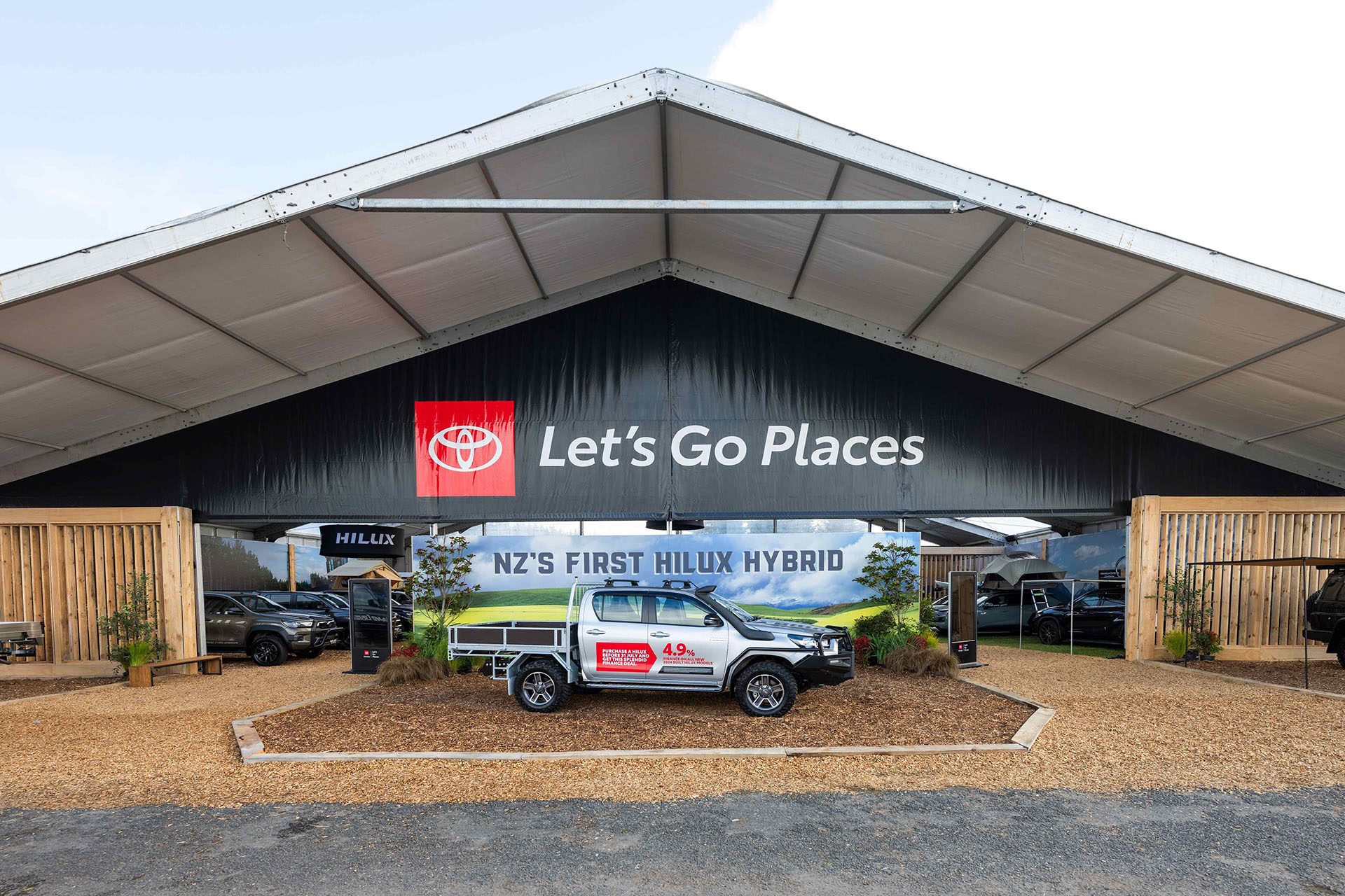 Toyota at Fieldays this year.