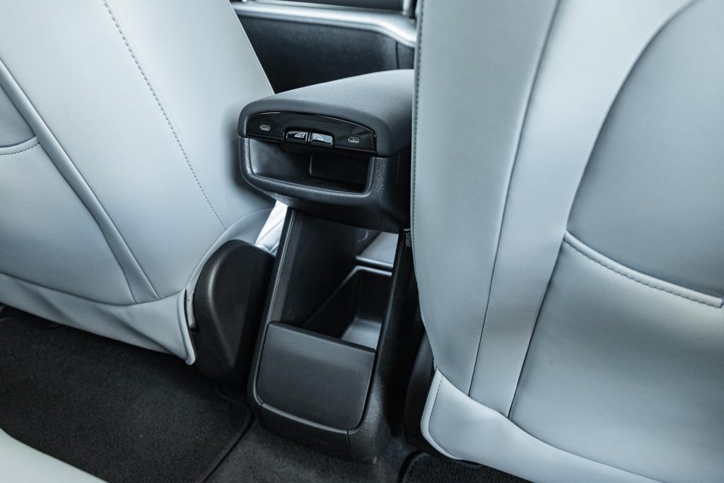 Rear window controls In the Volvo EX30
