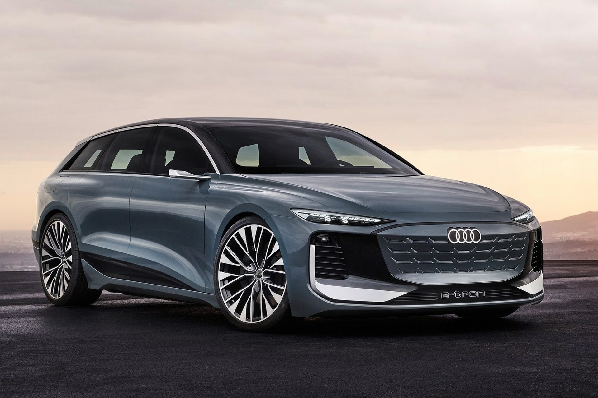 A6 e-tron concept looks rakish.