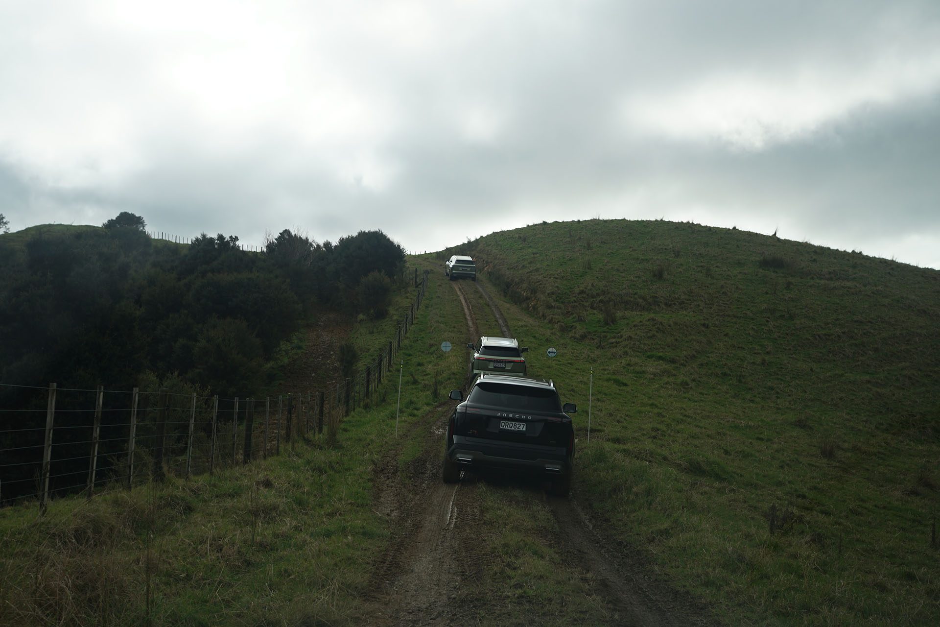 Tricky ascent for something on road tyres.