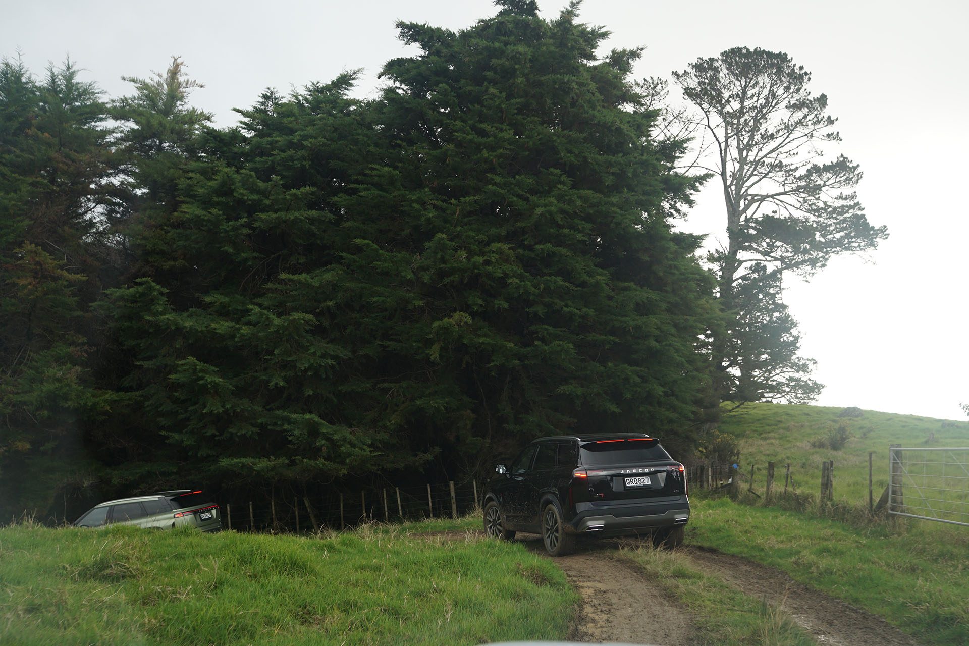 A section of the track not on the hill.