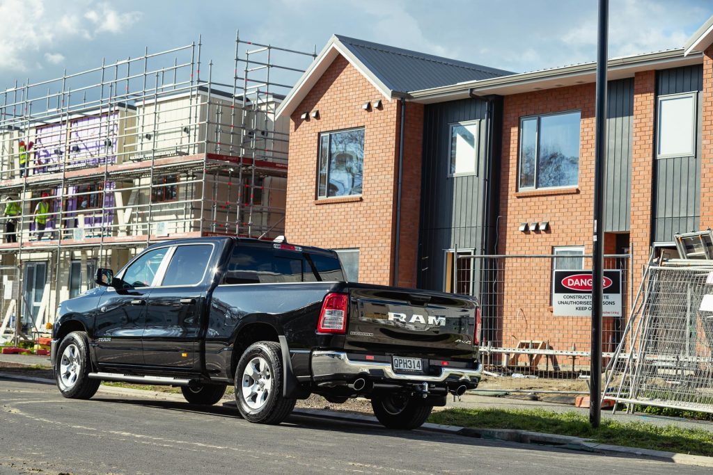 Ram 1500 Big Horn rear quarter view