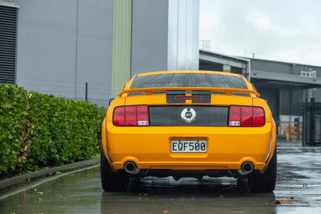 Rear profile shot of the 2007 Ford Mustang GT