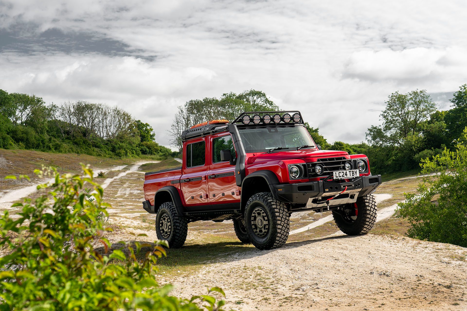 Ineos Quartermaster modded by German off-road firm Le Tech.