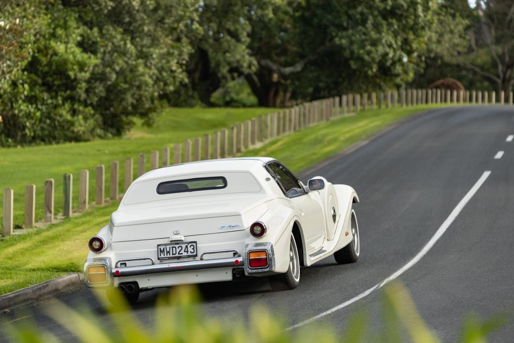 1990 Mitsuoka Le-Seyde rear cornering shot