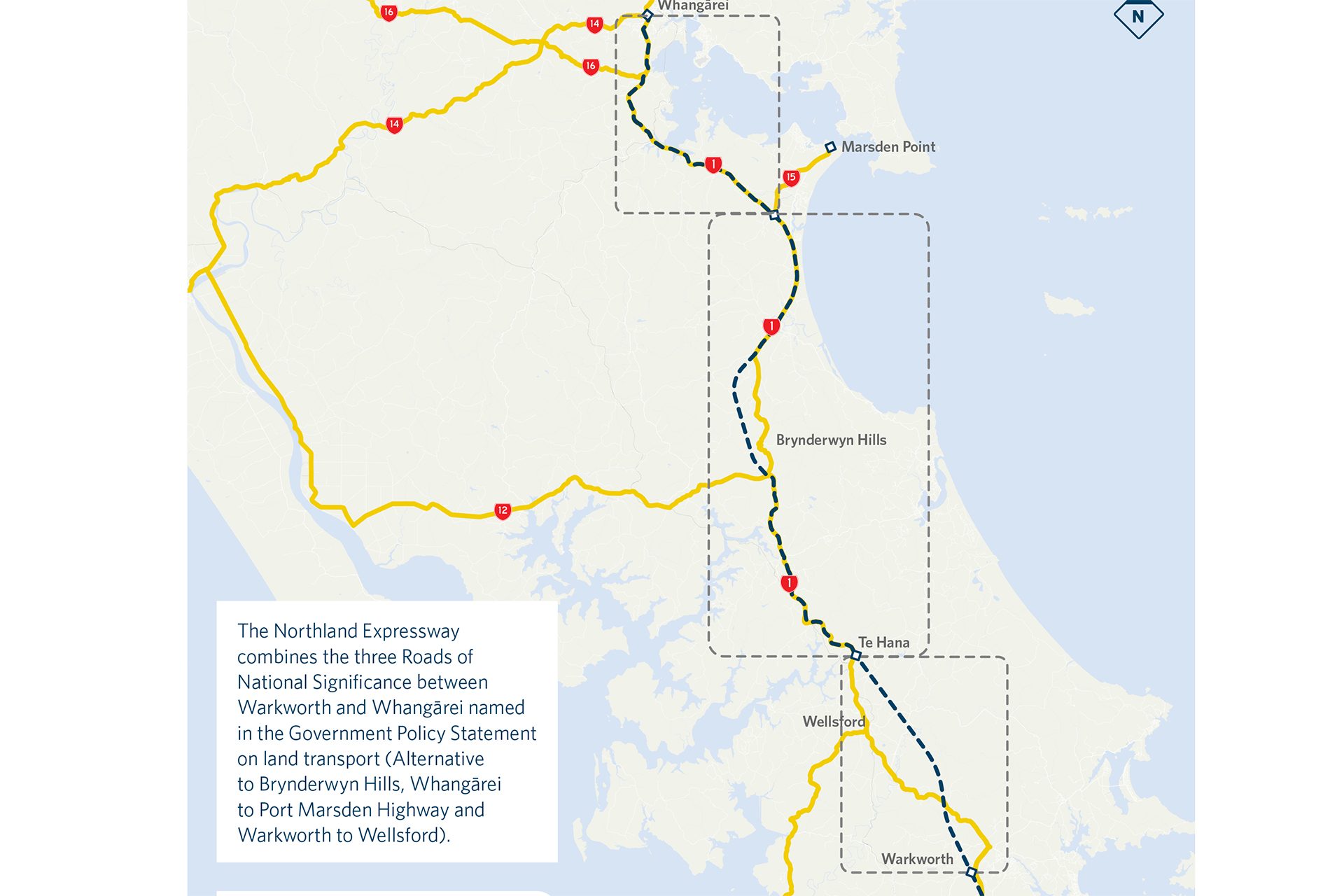 Combining three major projects into one will save time and money on Northland Roads of National Significance.