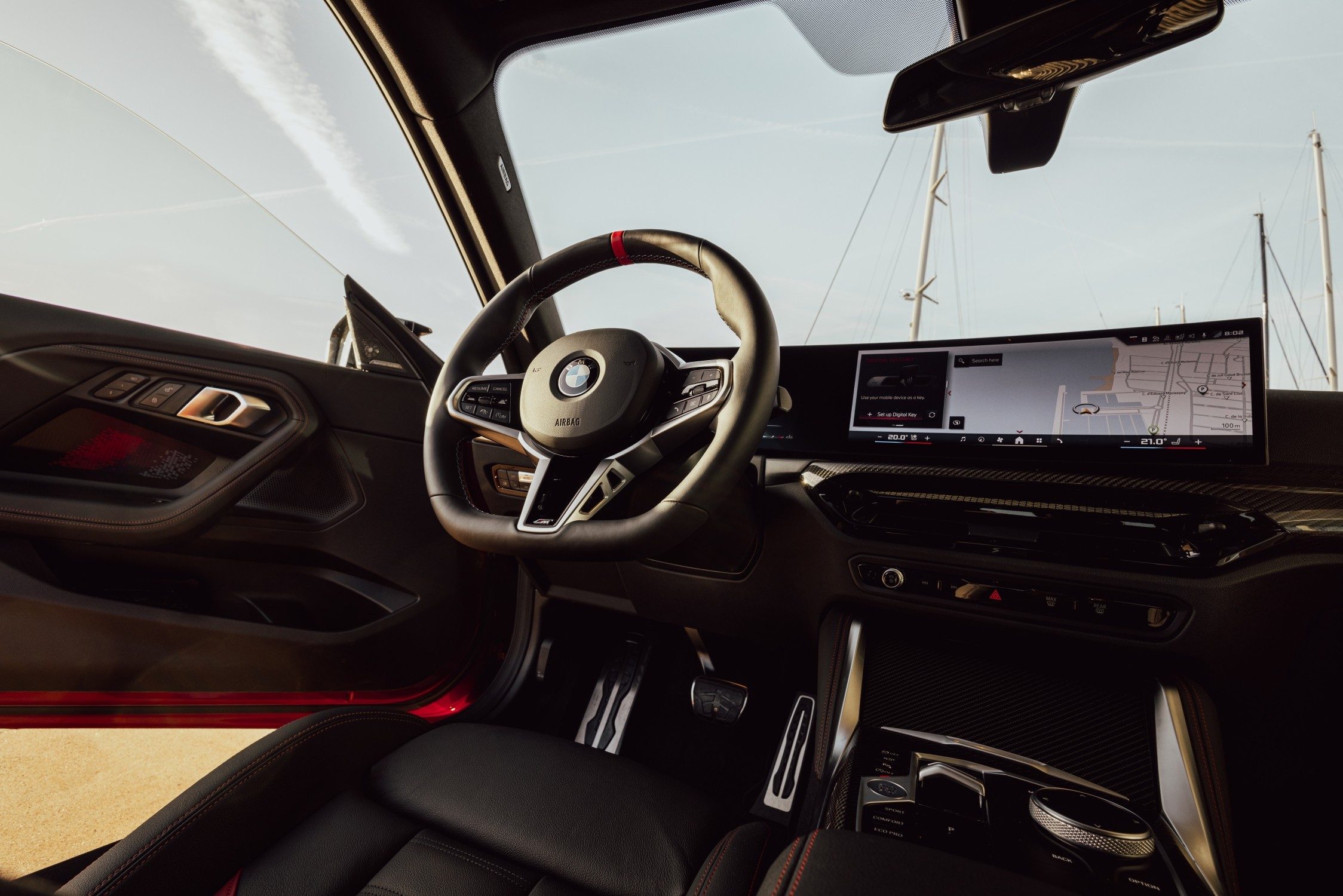 Interior of incoming BMW 2 Series Coupe.