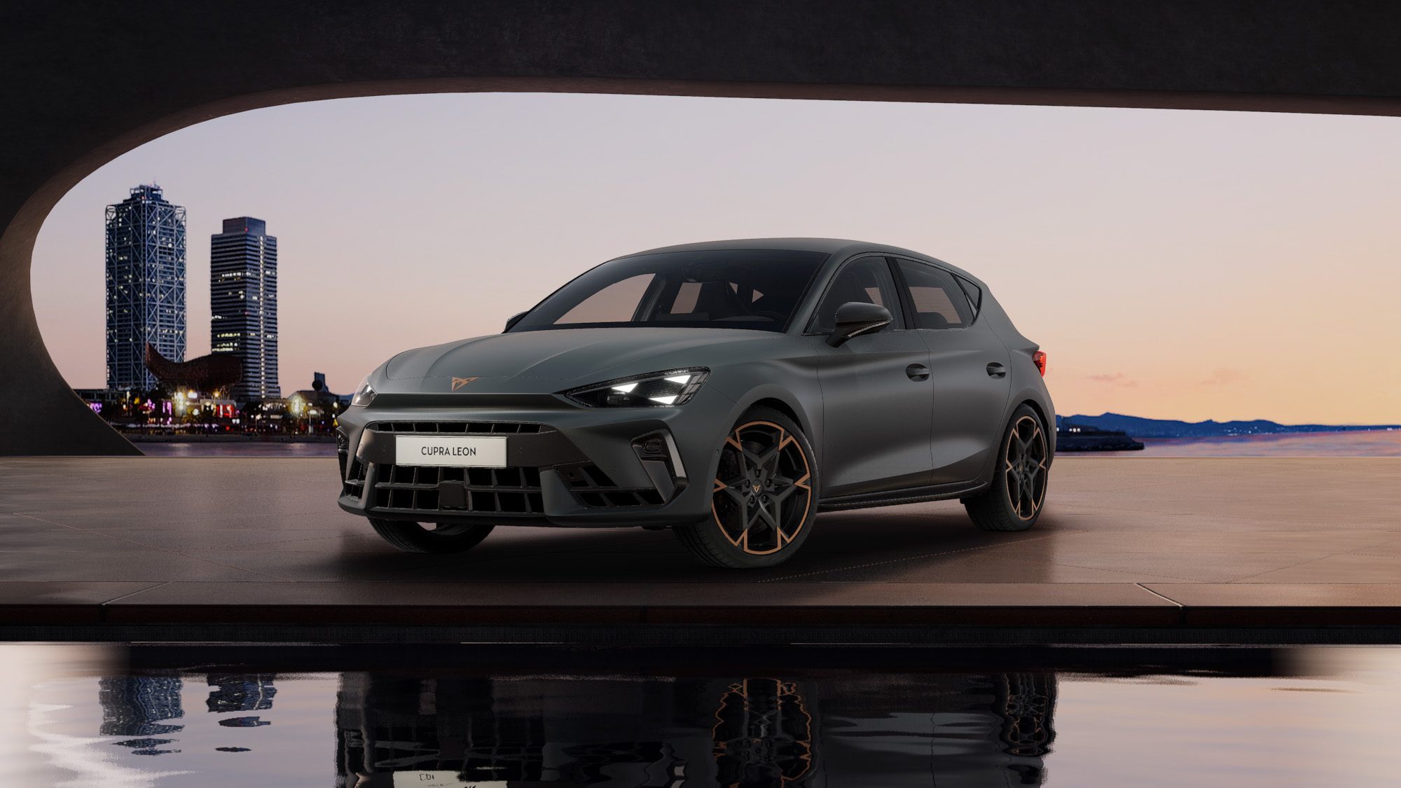 Cupra Leon gets Formentor styling cues and more up for it front end.