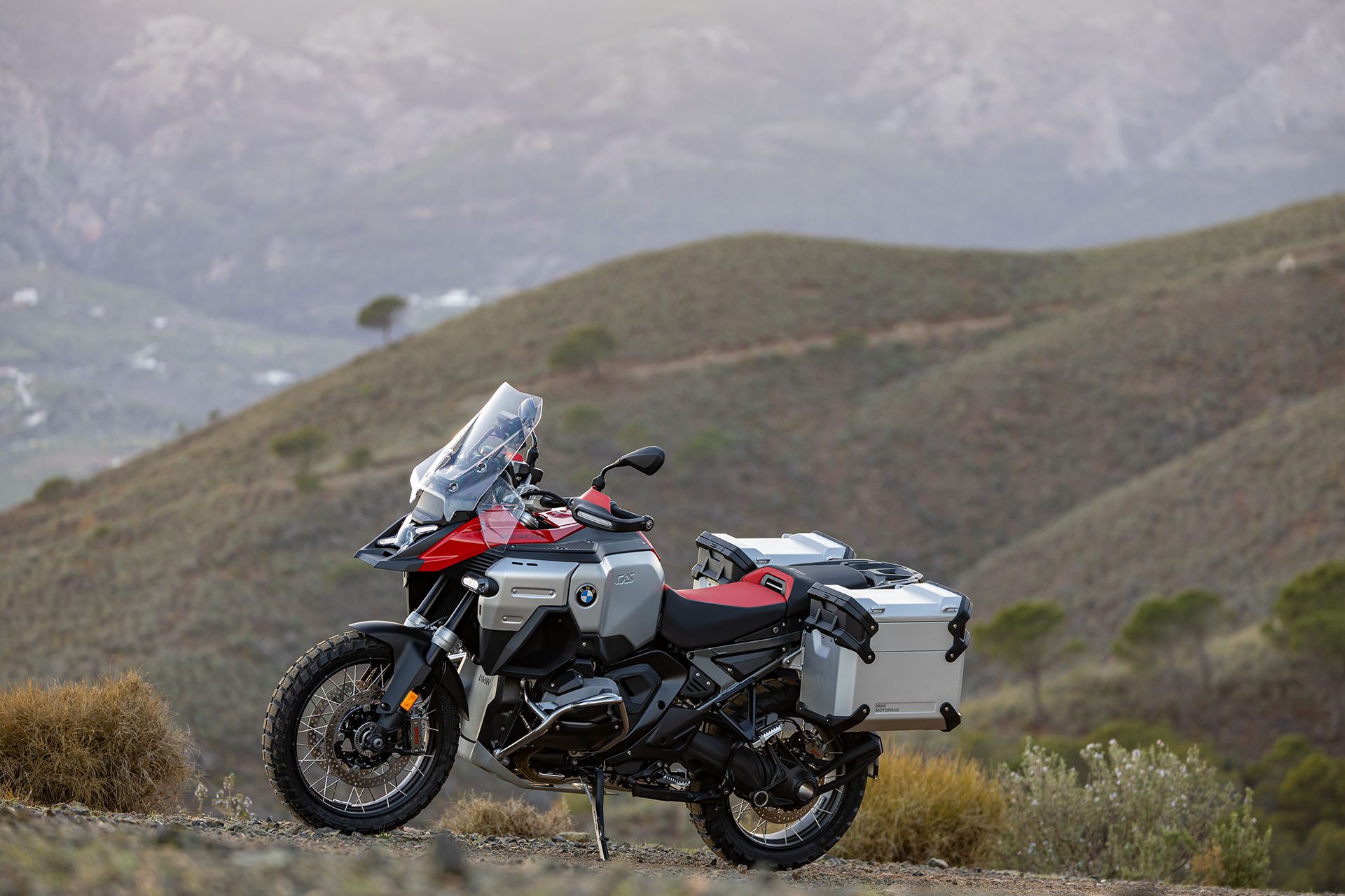 R 1300 GSA with panniers on an adventure.