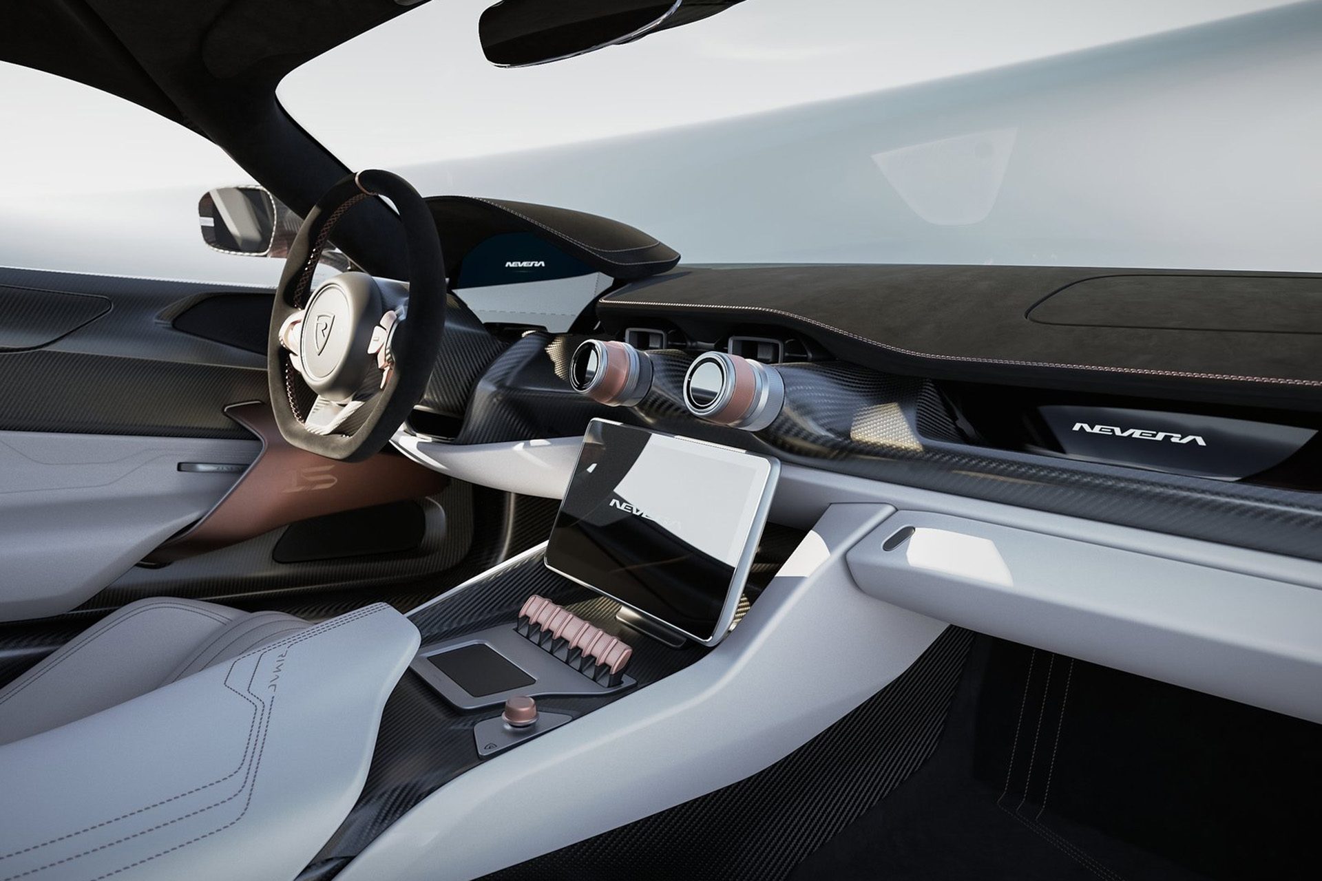 Interior of a $4m electric supercar.